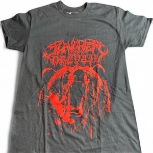 Slaughter to Prevail Bear Graphic T-Shirt Sumerian Records Black Small NWOT
